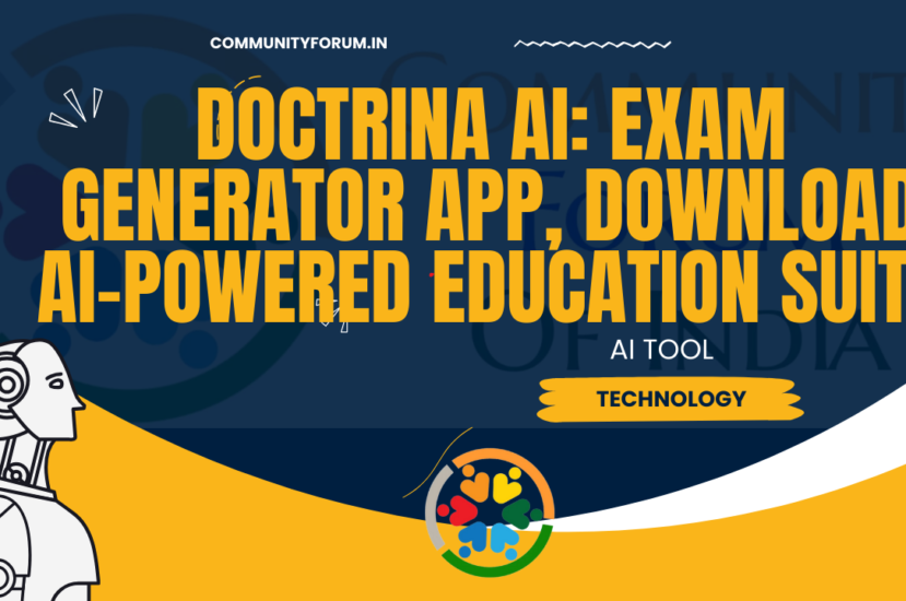 Doctrina AI: Exam Generator App, Download AI-Powered Education Suite